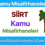 SİİRT Kamu Misafirhaneleri