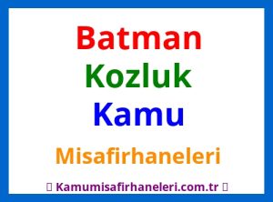 Kozluk Kamu Misafirhaneleri