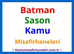 Sason Kamu Misafirhaneleri